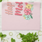 Happy Moederdag Floral Theedoek (Gevouwen)