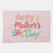 Happy Moederdag Floral Theedoek (Horizontaal)