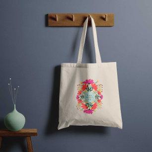 Happy moederdag floral tote bag