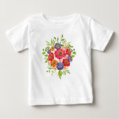 Happy Moederdag – Floral Tribute T-shirt (Voorkant)
