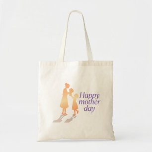 Happy Moederdag Floral Typography - Tote Bag