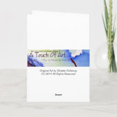 Happy Moederdag Floral Waterverf Card Kaart (Achterkant)