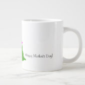 Happy Moederdag Flower Message Grote Koffiekop (Rechts)