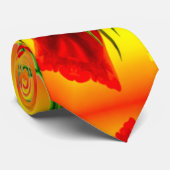 Happy Moederdag Flower Stropdas (Opgerold)