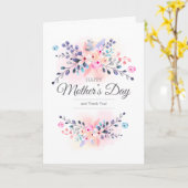 Happy Moederdag Flowers Fotokaart Kaart (Gele Bloem)