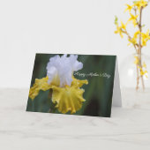 Happy Moederdag Folded Wenskaart Kaart (Gele Bloem)