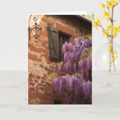 Happy Moederdag Folded Wenskaart Kaart (Gele Bloem)