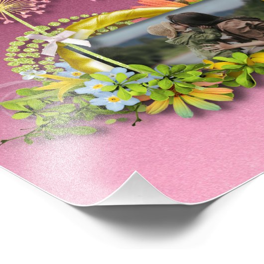 Happy Moederdag Foto Afdruk (Hoek)