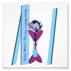 Happy Moederdag foto afdrukken