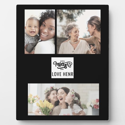 Happy Moederdag Fotoplaat (Voorkant)