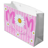 Happy Moederdag Gift Bag Groot Cadeauzakje (Achterkant Gekanteld)