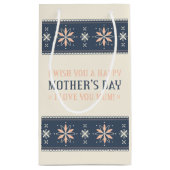  Happy Moederdag | Gift Bag Klein Cadeauzakje (Achterkant)