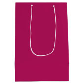 Happy Moederdag Gift Bag (Magenta & Soft Pink) Medium Cadeauzakje (Achterkant)