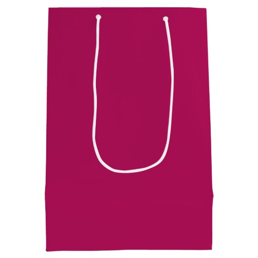 Happy Moederdag Gift Bag (Magenta & Soft Pink) Medium Cadeauzakje (Achterkant)