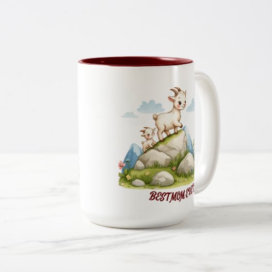 Happy Moederdag Gift - Beste Mam Ooit Mok (Voorkant rechts)