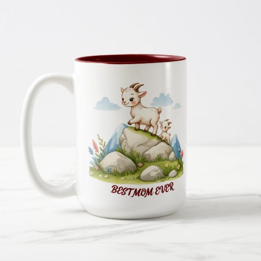 Happy Moederdag Gift - Beste Mam Ooit Mok (Links)