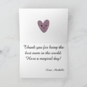 Happy Moederdag | Gift for the Best Mam Ever Bedankkaart (Binnen)