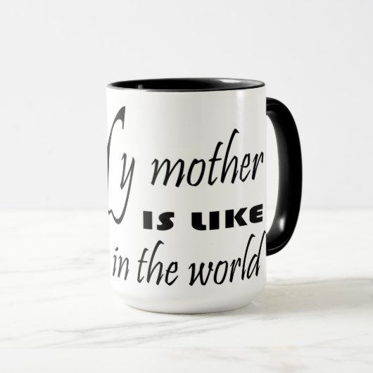 Happy Moederdag Gift Mok (Voorkant rechts)