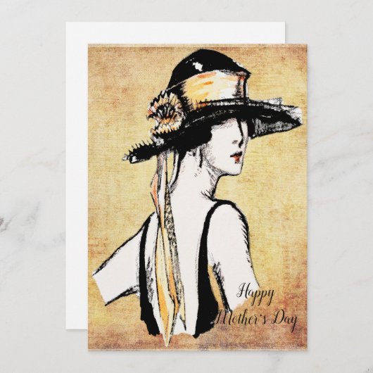 Happy Moederdag/Gift voor mam/ Kaart (Voorkant / Achterkant)