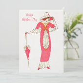 Happy Moederdag/Gift voor mam/ Kaart (Staand voorkant)