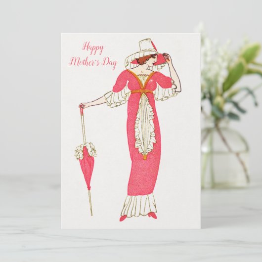 Happy Moederdag/Gift voor mam/ Kaart (Staand voorkant)