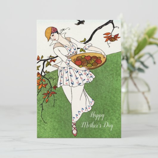 Happy Moederdag/Gift voor mam/ Kaart (Staand voorkant)