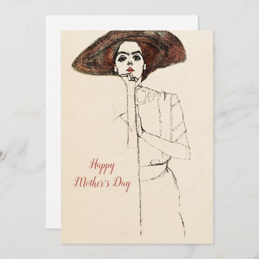 Happy Moederdag/Gift voor mam/ Kaart (Voorkant / Achterkant)