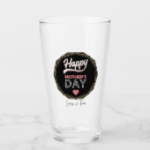 Happy moederdag glas (Voorkant)