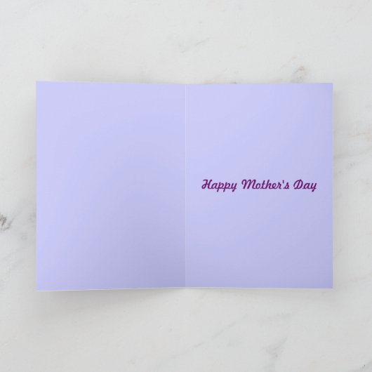 Happy Moederdag Glas in lood Flowers in Vaas C Kaart (Binnen)