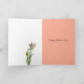 Happy Moederdag Goede Moms Wildflowers Kaart (Binnen)