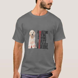 Happy Moederdag Golden Retriever Dog mama Dog Mo T-shirt
