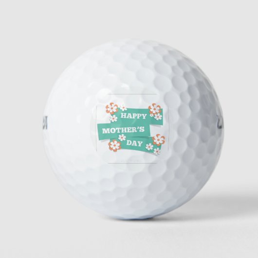 Happy Moederdag Golfballen (Voorkant)