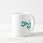 Happy Moederdag Green Koffiemok (Voorkant rechts)