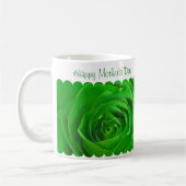 Happy Moederdag Green Roos Center Koffiemok (Links)