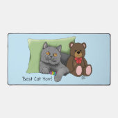 Happy Moederdag Grey Cat Bureaumat (Voorkant)