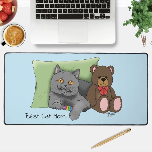 Happy Moederdag Grey Cat Bureaumat