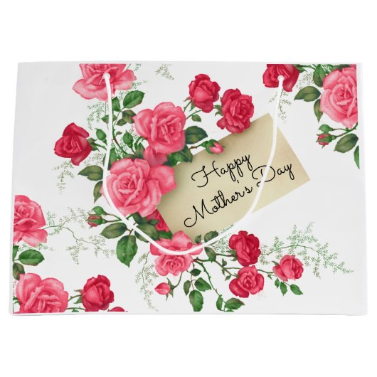 Happy Moederdag Groot Cadeauzakje (Voorkant)