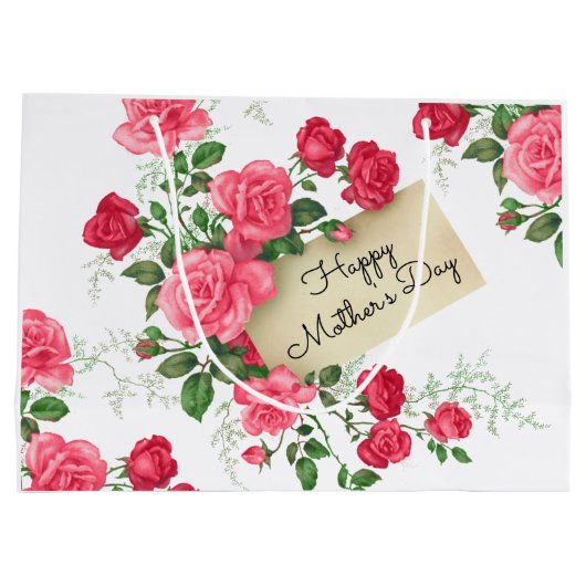 Happy Moederdag Groot Cadeauzakje (Achterkant)