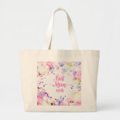 Happy Moederdag Grote Tote Bag (Voorkant)