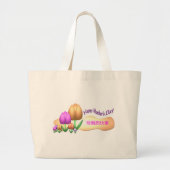 Happy moederdag grote tote bag (Voorkant)