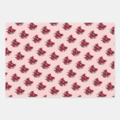 Happy Moederdag Handlettering Heart Moederdag Inpakpapier Vel (Voorkant)