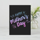 Happy Moederdag Happy Mothers Day Giften Kaart (Staand voorkant)