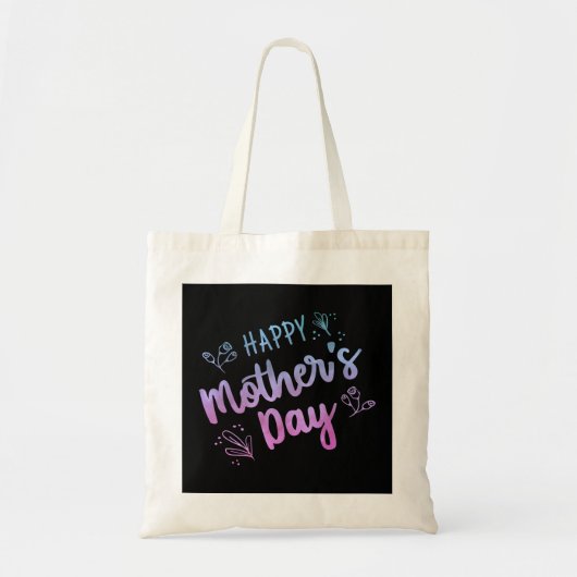 Happy Moederdag Happy Mothers Day Giften Tote Bag (Voorkant)