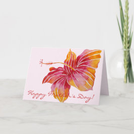 Happy Moederdag | Hawaiian Floral Kaart