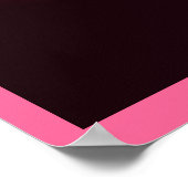 HAPPY MOEDERDAG HEART/border by SHARON SHARPE Poster (Hoek)
