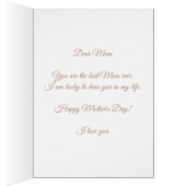 Happy Moederdag Heart Circle Mandala over White (Binnen (Rechts))