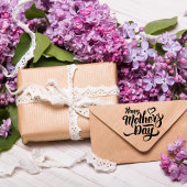 Happy Moederdag Heart Craft Rubber Stamp Rubberstempel