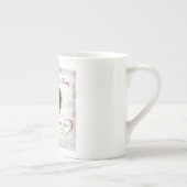 Happy Moederdag Heart gepersonaliseerd Porselein Kop (Rechts)