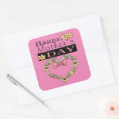 Happy Moederdag Heart sticker (Envelop)