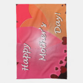 Happy Moederdag Heart Theedoek (Verticaal)